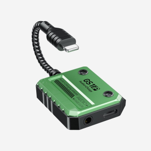 Plextone GS1 Iphone Splitter Lightning Adapter 3.5mm Converter Iphone Adapter Lightning Charging PD 30w Fast Charge