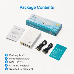 WGP Mini UPS OPTIMA 301 9V 1A, 12V 2A, 12V 2A With Charger